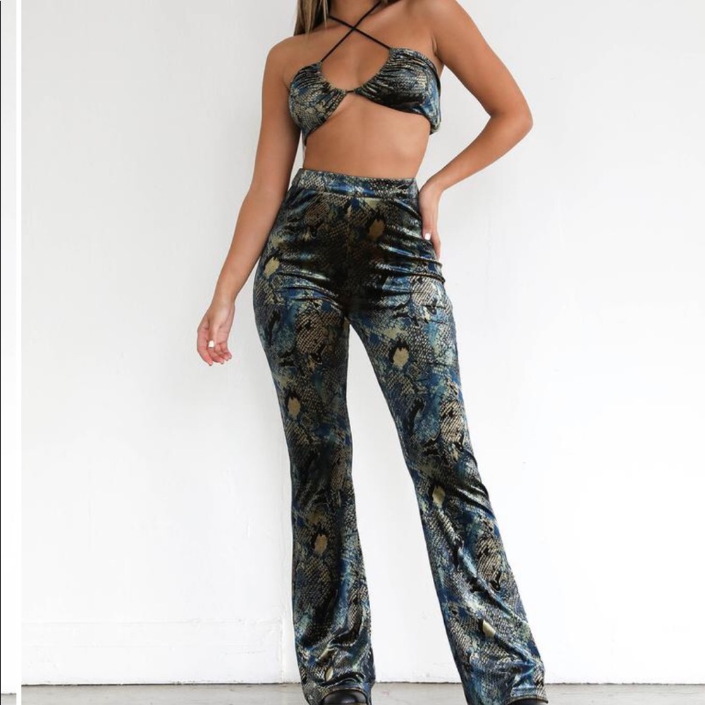 Tiger Mist Festival Snake Print Set S